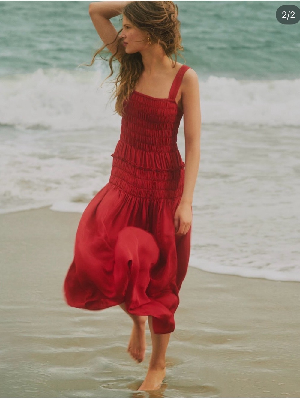 J crew smocked dress